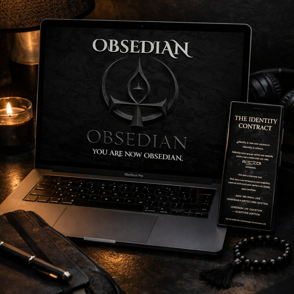 Artifacts of Order → OBSEDIAN Bundle   The Complete Initiation