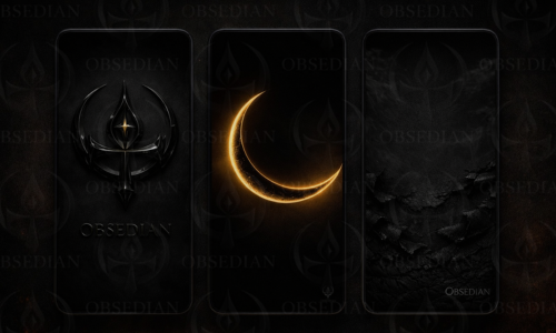 OBSEDIAN Core — 3 Ritual Screens