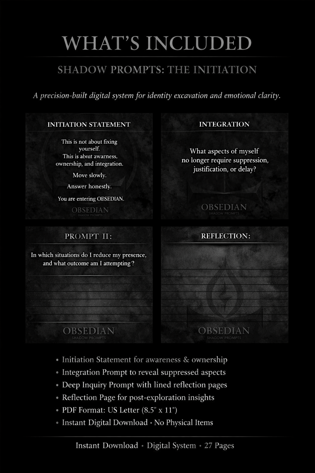 The Mirror Sequence™ The Initiation The questions you’ve been avoiding are the ones that will change you.   → Confront what you’ve been avoiding.