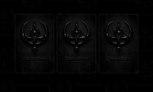 OBSEDIAN Core — 3 Ritual Screens
